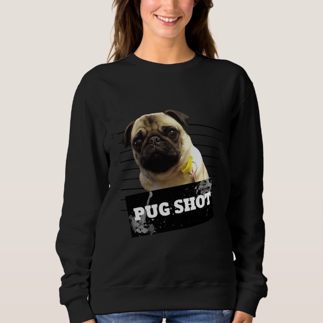 Moletom Pug Shot Essential Shirt 372 (Frente)