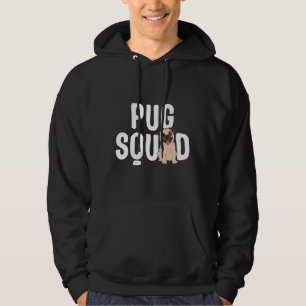 Moletom Pug Squad Gift Boys Garotas Cão-Voluntariado