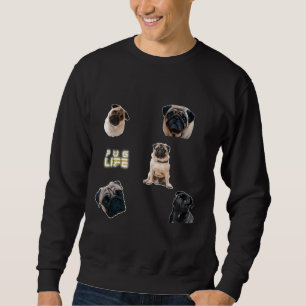 Moletom Pug Stickers Classic T-Shirt 655