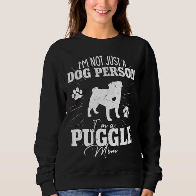 Moletom Puggle Mom Dog  for Women Dog Mom  Mothers Day (Frente)