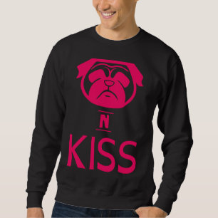 Moletom Pugs! Pug and Kiss - beijos de cães - xoxoxo - pug