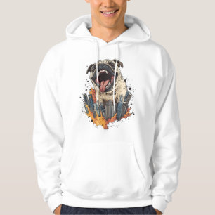 Moletom Pugzilla Ataca � Cachorro Monstro Engraçado