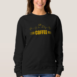Moletom Pulso Cardíaco Viciado em Café