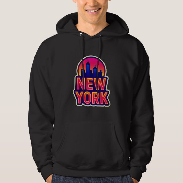 Moletom Pulso Urbano: Luzes de Nova York (Frente)