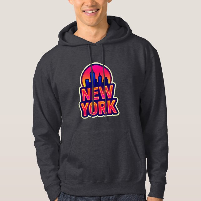 Moletom Pulso Urbano: Luzes de Nova York (Frente)