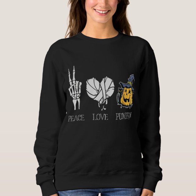 Moletom Pumpkin de Amor pela Paz (Frente)
