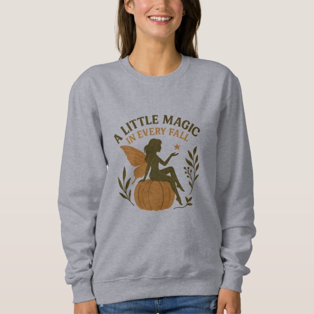 Moletom Pumpkin De Fada Fora - "Uma Pequena Magia em Cada  (Frente)