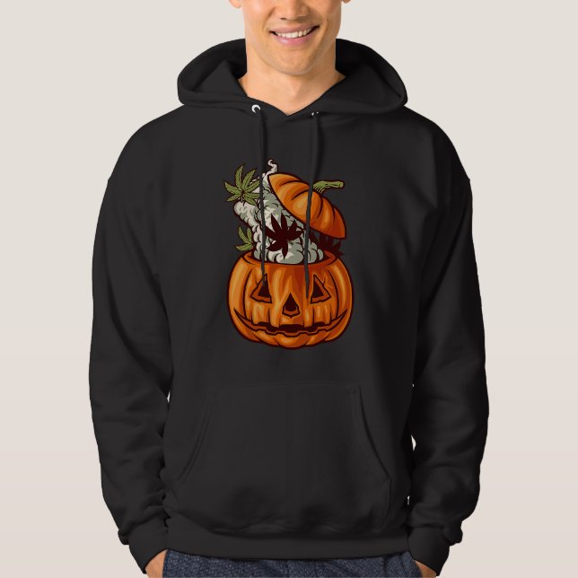 Moletom Pumpkin Fall Magic Theme Party Costume Happy Hallo (Frente)
