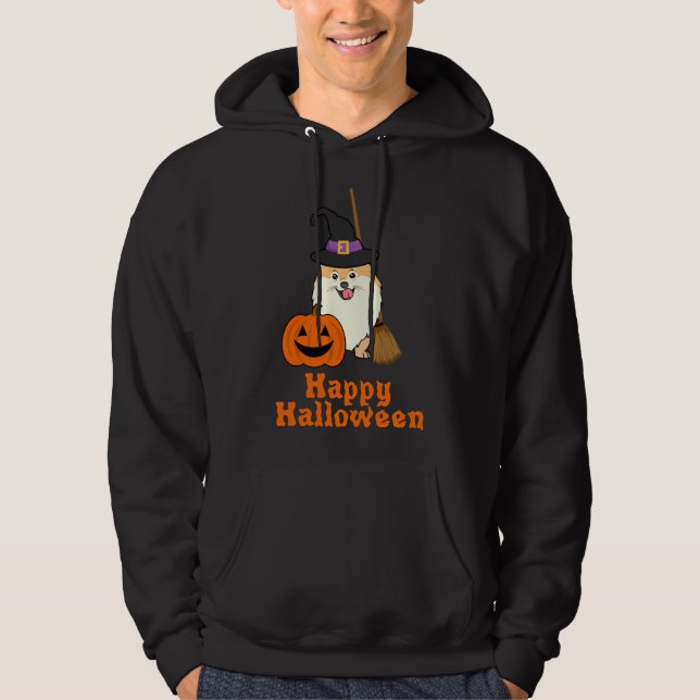 Moletom Pumpkin Halloween Pomeranian (Frente)