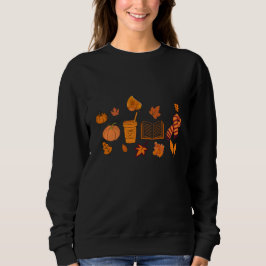 Moletom Pumpkin Halloween Sweatshirt Fall Cozy Spooky Vibe