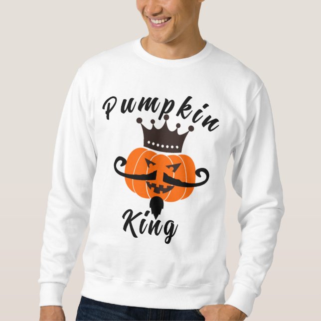 Moletom Pumpkin King Halloween Shirt Pumpkin Hoodie Design (Frente)