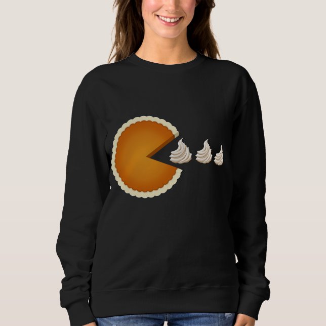 Moletom Pumpkin Pie Engraçado Matemática Fodora de Hallowe (Frente)