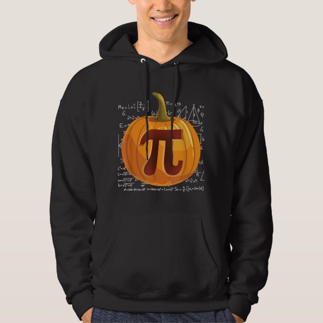 Moletom Pumpkin Pie Math Dia de as Bruxas engraçado Ação d (Frente)