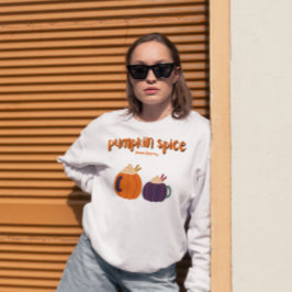Moletom Pumpkin Spice bebe abóbora fofa para amante de out