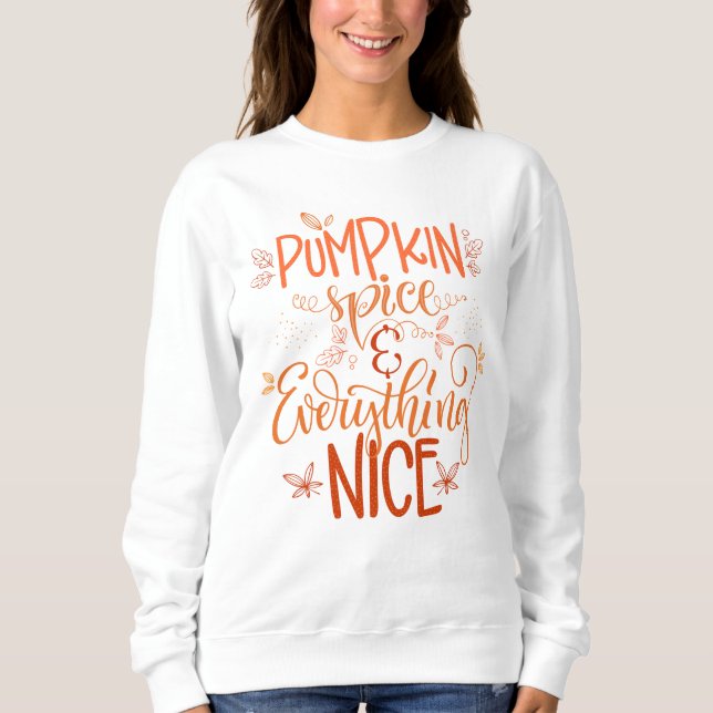 Moletom Pumpkin Spice e tudo de bom (Frente)