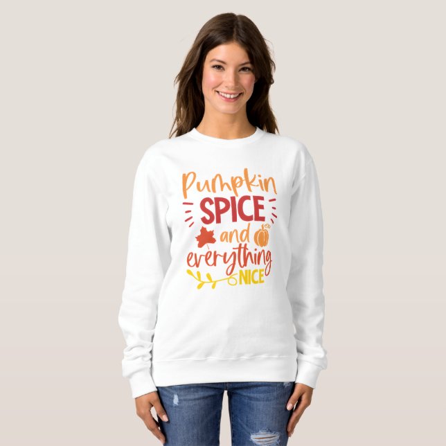 Moletom Pumpkin Spice e tudo o que é bom outono (Frente Completa)