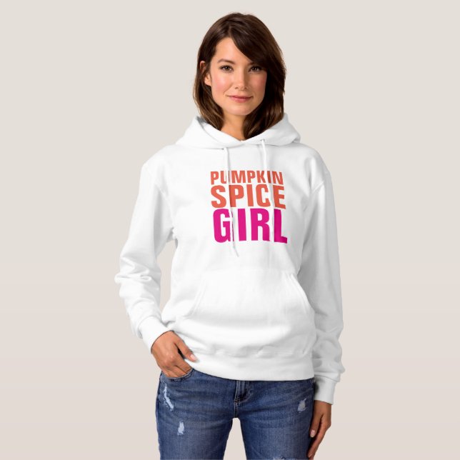 Moletom PUMPKIN SPICE GIRL, T-shirts e capuzes (Frente Completa)
