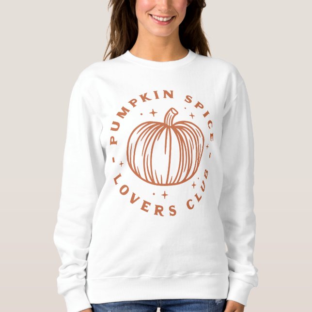 Moletom Pumpkin Spice Lovers Club (Frente)