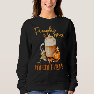 Moletom Pumpkin Spice & Moonlit Nights, fofo russa do outo
