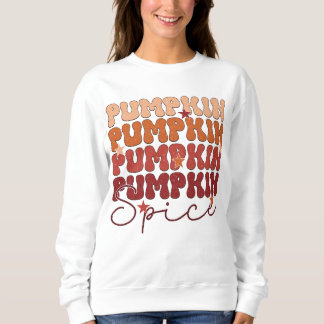 Moletom Pumpkin Spice Retro Queda outono