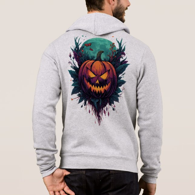 Moletom Pumpkin Spooky Sob Lua Cheia (Verso)