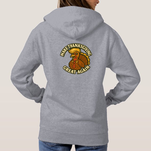 Moletom Pumpkin Trumpkin De Dois Lados - Tornar A América  (Verso)