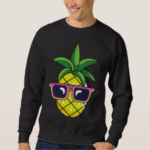 Moletom Pun Shades Pineapple Tropical Frutas Óculos Solare
