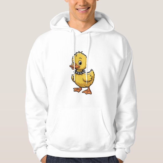 Moletom Punk Duckling – Funny Rebel Animal Art (Frente)