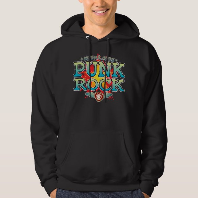 Moletom Punk Rock Soul Hoodie (Frente)