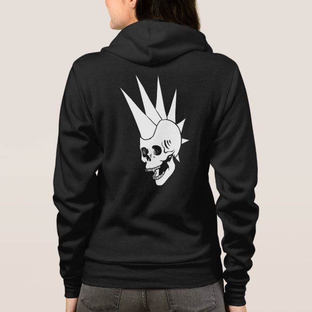 Moletom Punk Skull Personalizável Versão 2 (Verso)