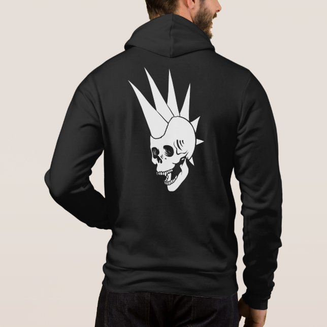 Moletom Punk Skull Personalizável Versão 2 (Verso)