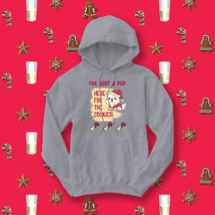 Moletom Pup Aqui Para O Cachorro De Natal Dos Cookies
