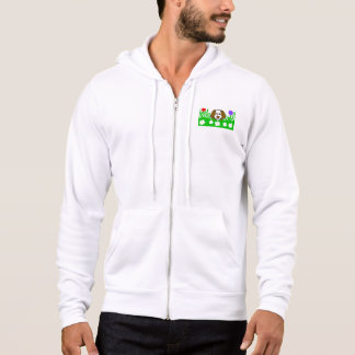 Moletom Pup N Play Men's Bella+Canvas Cheio-Zip Hoodie
