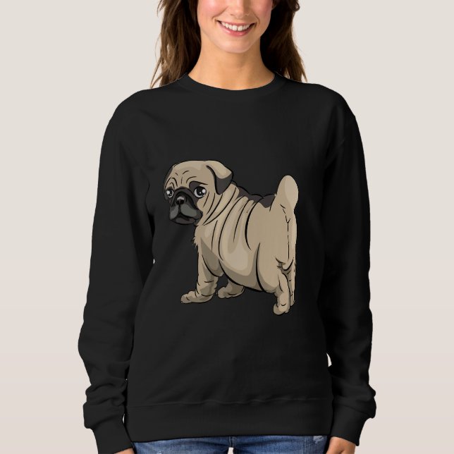 Moletom Puppy Pug Pet Cut (Frente)