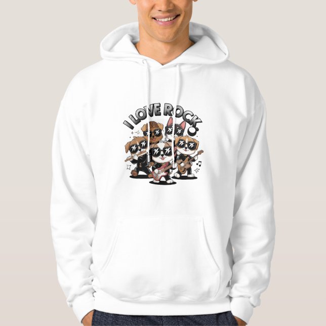 Moletom Puppy rock band (Frente)