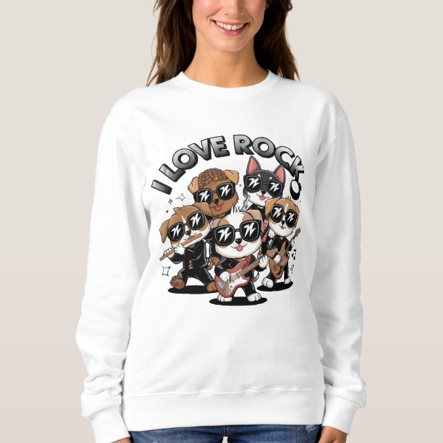 Moletom Puppy rock band (Frente)