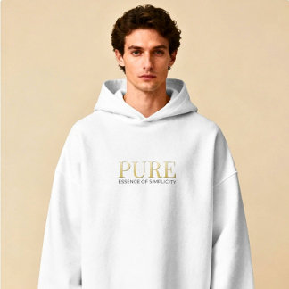 Moletom pure aesthetic minimalist Hoodie luxury minimal