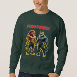 Moletom Pure Power – Strong Animal Muscle Cartoon Design