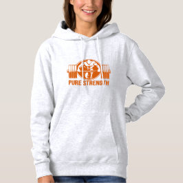 Moletom Pure Strength Logo Powerlifting - Édition Dorée Vê