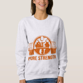 Moletom Pure Strength Powerlifting Logo – Gold Edition Gym