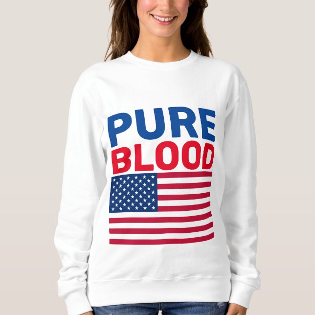 MOLETOM PUREBLOOD UNVACCINATED T-SHIRTS TEES (Frente)