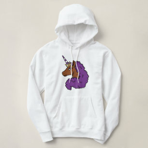 Moletom Purple Afro Unicorn