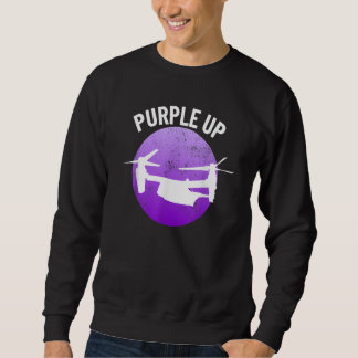 Moletom Purple Up V22 Osprey Military Kids Boys V 22 Purpl
