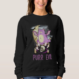 Moletom Purr Evil  Let's Summon Demons Pastel Goth Occult 