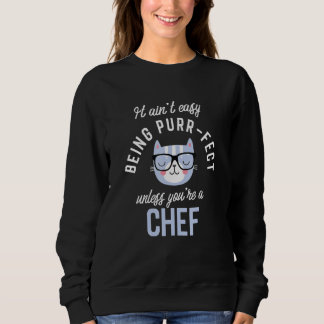 Moletom Purr-Fect Chef Funny Cook Idea Chefs