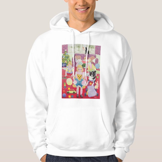 Moletom Pyjamas do Natal do ursinho (Frente)