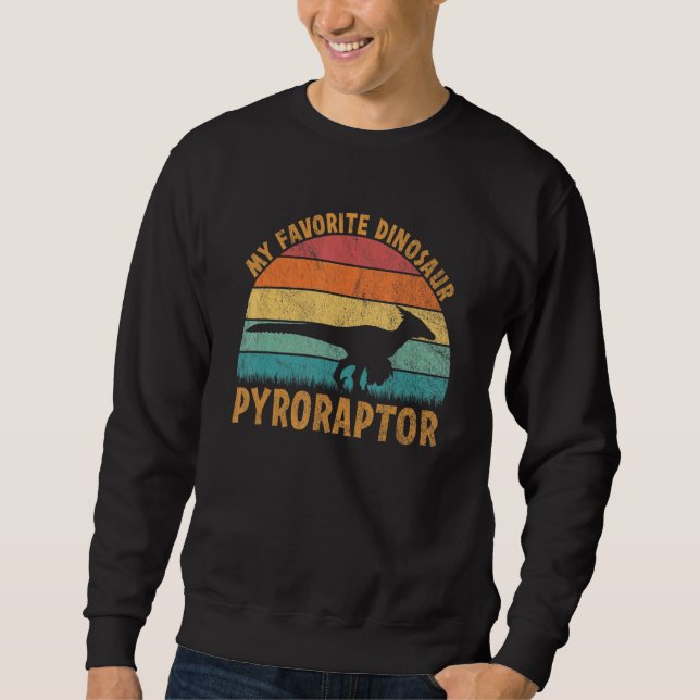 Moletom Pyroraptor Meu Dinossauro Favorito Dino (Frente)