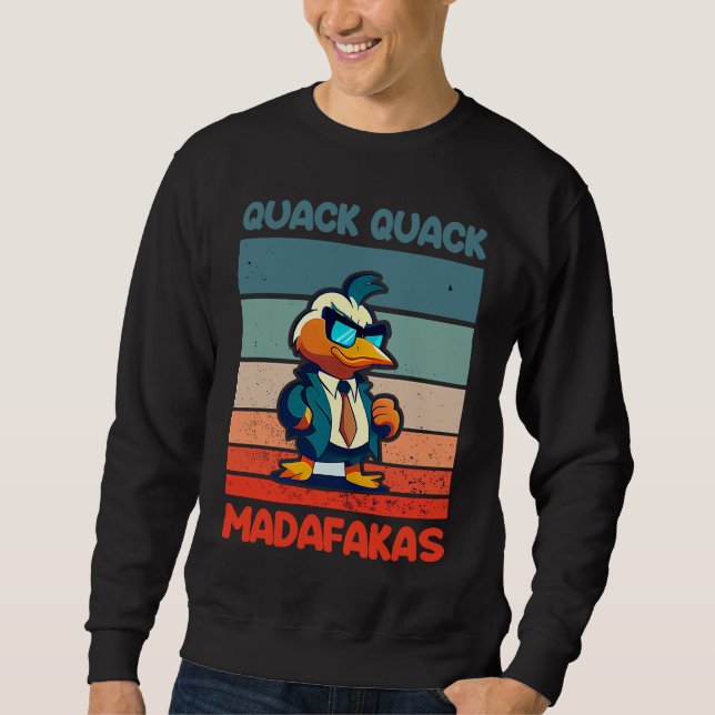 Moletom Quack Quack Madafakas Ducks Duck Rubber Duck  Cool (Frente)