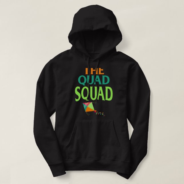 Moletom Quad Squad de pipas voadoras (Frente do Design)