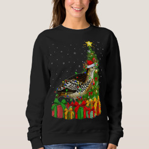 Moletom Quail Bird Xmas Holiders Papais noeis Quail Christ